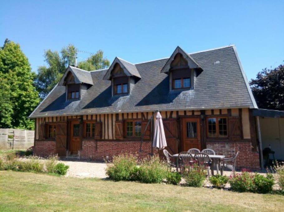 La Bergerie, Cottage Normand 5 Pers. Avec Piano Épreville-en-Lieuvin Exterior foto
